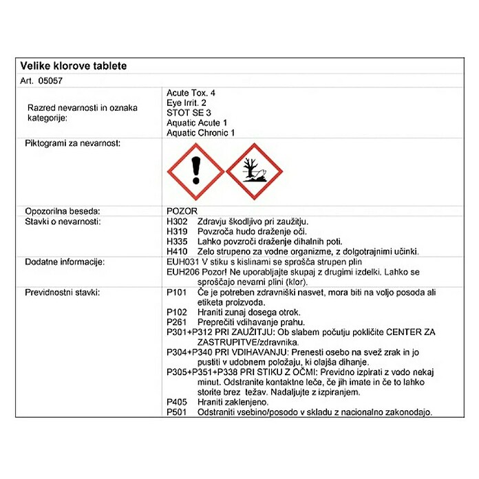 Planet Pool Klorove tablete velike 200 g  (3 kg) | 8325 - Poolchemie | ICIC - Pools / Whirlpools Zubehör | ICI - Pools & Zubehör | IC - Freizeit im Garten | I - Stadtgarten | BAUHAUS