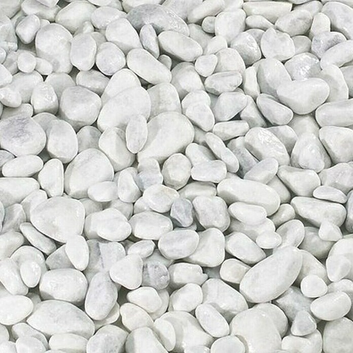 Prod Bianco Carrara  (Zrnavost: 40 mm - 60 mm, Bela, 25 kg) | 5687 - gesackte Ware (Zierkiesel/Sand/P | FAEA - Gartenbaustoffe | FAE - Gartenbaustoffe | FA - Baustoffe | F - Baustoffe | BAUHAUS