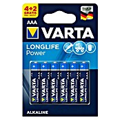 Varta Alkalna baterija AAA LR03  (1,5 V, 6 kos) | 3351 - Alkali Marke | CBHA - Batterien Marke | CBH - Batterien/Taschenlampen | CB - Elektroinstallation | C - Elektro | BAUHAUS