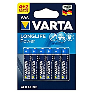 Varta Alkalna baterija AAA LR03 (1,5 V, 6 kos)