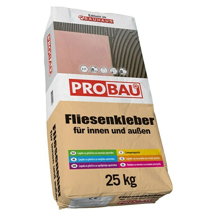 Probau Lepilo za ploščice  (25 kg) | 5553 - Fliesenklebstoffe | FADB - Verfliesen | FAD - Baustoffe | FA - Baustoffe | F - Baustoffe | BAUHAUS