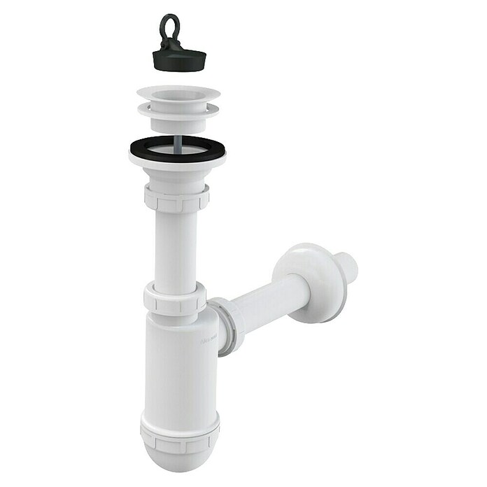 Sifon za umivalnik  (Premer odtoka: 32 mm, Bel) | 4040 - Sifons/Abläufe/Ablaufgarnituren | DCDA - Wasserinstallation | DCD - Sanitärinstallation | DC - Sanitärinstallation | D - Sanitär | BAUHAUS