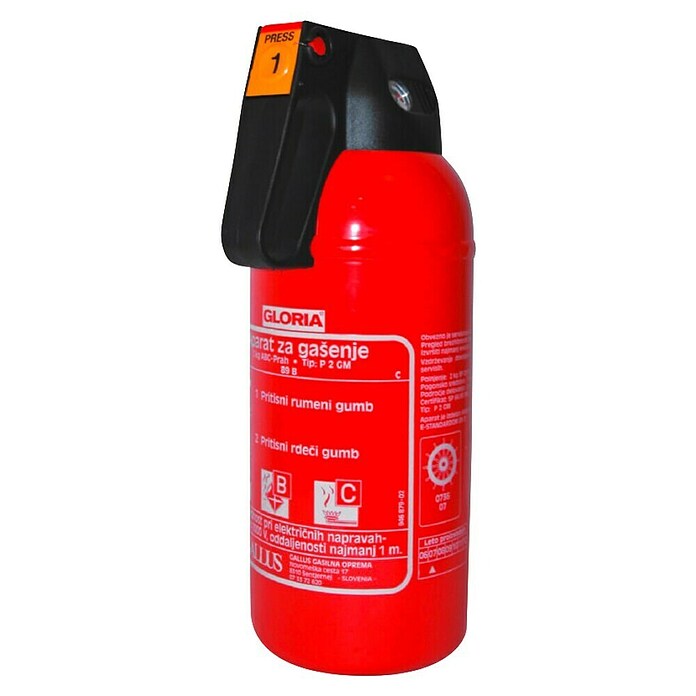 Gloria Gasilni aparat s stalnim tlakom P 2 GM  (2 kg, DIN EN 3) | 1334 - Feuerlöscher und Zubehör | AAHC - Sicherheitsshop | AAH - Sicherheit | AA - Eisenwaren | A - Eisenwaren | BAUHAUS