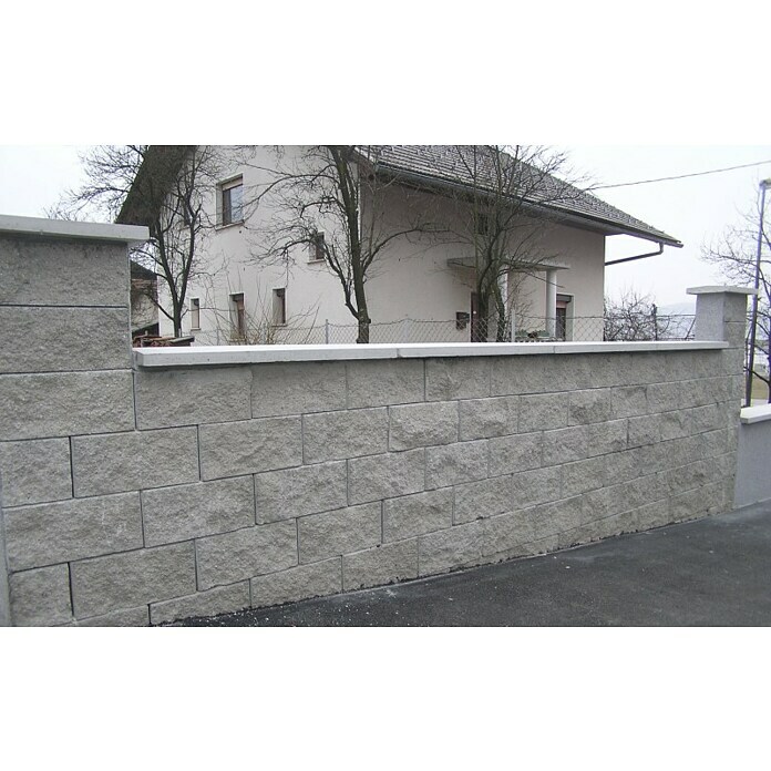 Zobec Zidak  (40 x 20 x 19 cm, Grafit) | 5698 - Mauersysteme/Abdeckplatten/Balus | FAEA - Gartenbaustoffe | FAE - Gartenbaustoffe | FA - Baustoffe | F - Baustoffe | BAUHAUS