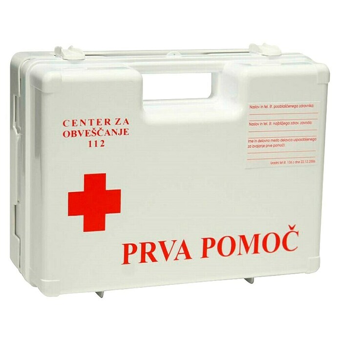 Prva pomoč v kovčku  (Plastika, Bela) | 2799 - Verbandkästen | BDDG - Auto-Sicherheit | BDD - Autozubehör | BD - Autozubehör | B - Werkz/Masch/Maschzubeh/Auto | BAUHAUS