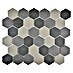 Mosaikfliese Hexagon Mix CU HX160 