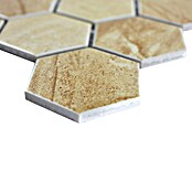 Mozaïektegel Hexagon CTR HX31CM (32,5 x 28,1 cm, Beige, Mat)