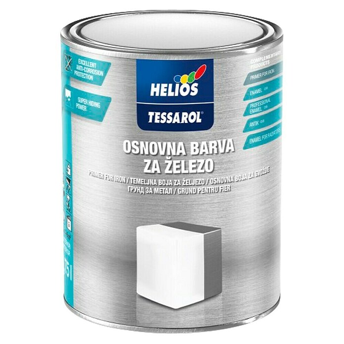 Osnovna barva za železo  (0,75 l, Siva) | 5964 - KH-Grundierungen | HADL - Lacke | HAD - Farben | HA - Farben | H - Innendeko/Farben | BAUHAUS