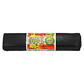 Vreča za smeti (300 l, Črna)