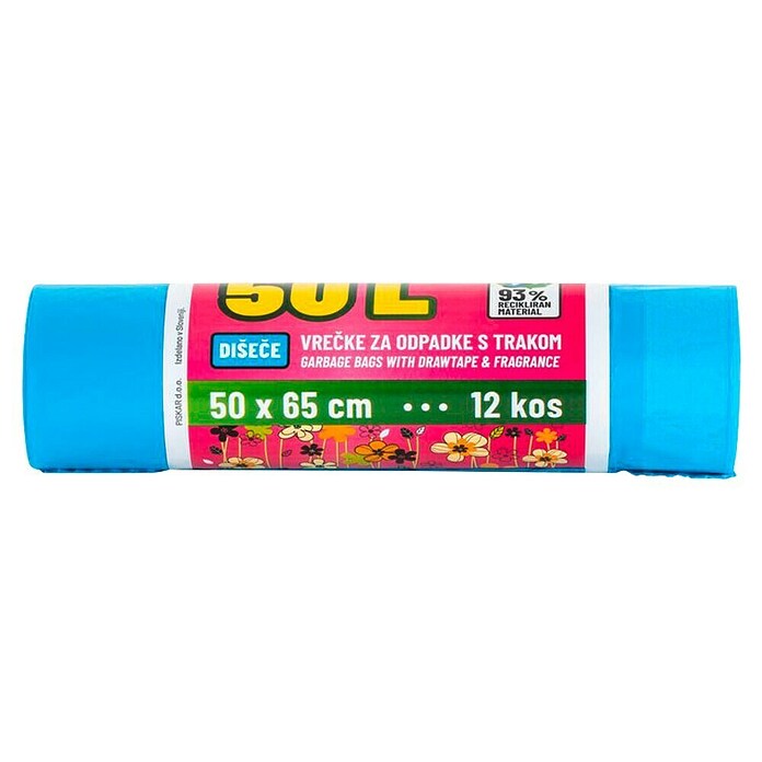 Vreča za smeti Piskar  (50 l, 12 kos, Zelena) | 7171 - Müllsäcke | HHDA - Abfall | HHD - Abfall | HH - Reinigung | H - Innendeko/Farben | BAUHAUS