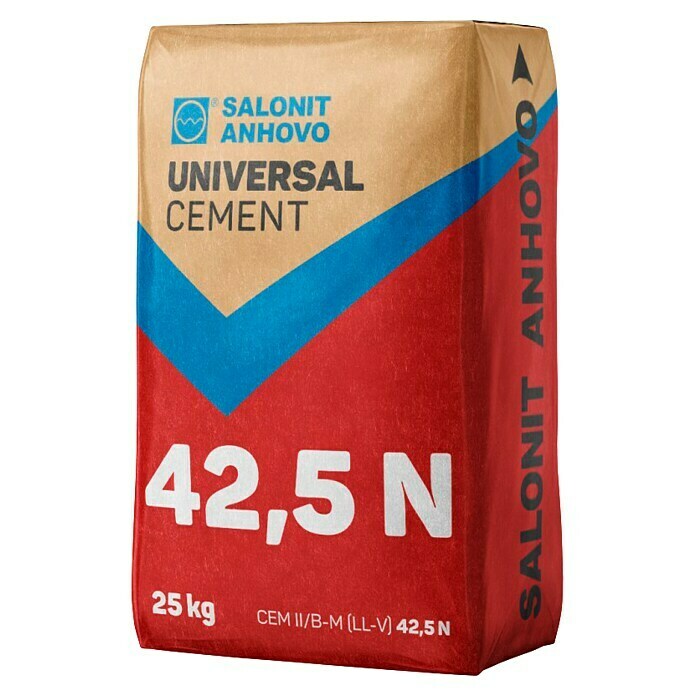 Cement Salonit Anhovo Universal 42,5 N  (25 kg) | 5541 - Zement | FADA - Mauern Renov  Ausgleichen | FAD - Baustoffe | FA - Baustoffe | F - Baustoffe | BAUHAUS