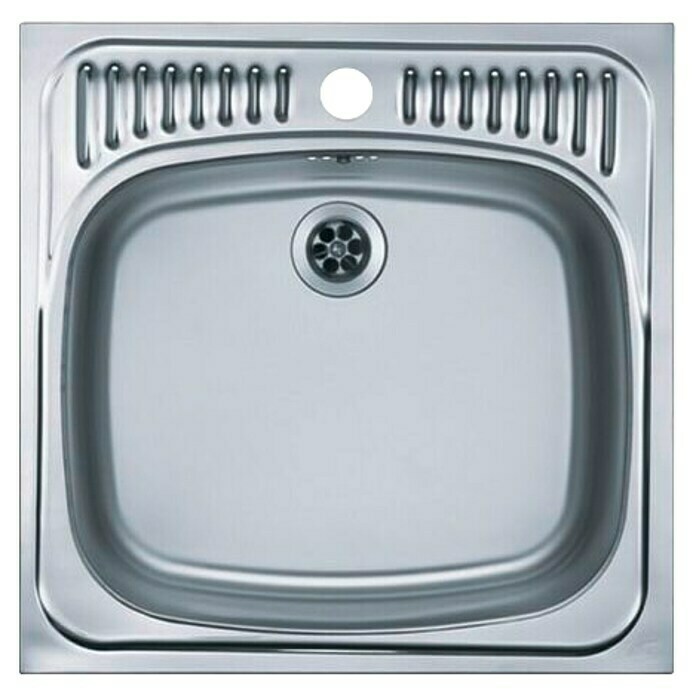 Alveus Vgradno korito Basic 130  (46,5 x 46,5 cm, Nerjavno jeklo) | 4173 - Einbauspülen Edelstahl | DCFC - Spülen | DCF - Küche | DC - Sanitärinstallation | D - Sanitär | BAUHAUS