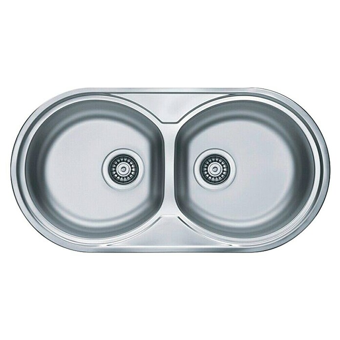 Alveus Vgradno korito Form 50  (83,2 x 43,7 cm, Nerjavno jeklo) | 4173 - Einbauspülen Edelstahl | DCFC - Spülen | DCF - Küche | DC - Sanitärinstallation | D - Sanitär | BAUHAUS