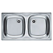 Alveus Vgradno korito Basic 160  (78 x 43,5 cm, Nerjavno jeklo) | 4173 - Einbauspülen Edelstahl | DCFC - Spülen | DCF - Küche | DC - Sanitärinstallation | D - Sanitär | BAUHAUS