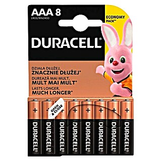 Duracell Alkalna baterija AAA LR03 (1,5 V, Z baterijami)