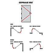 Lip Bled Sobna vrata Basicline Plus  (750 x 2.000 mm, Smer odpiranja: Levo, Macesen) | Sobna vrata | Notranja vrata | Vrata | Okna, vrata in stopnice | Izdelki | BAUHAUS