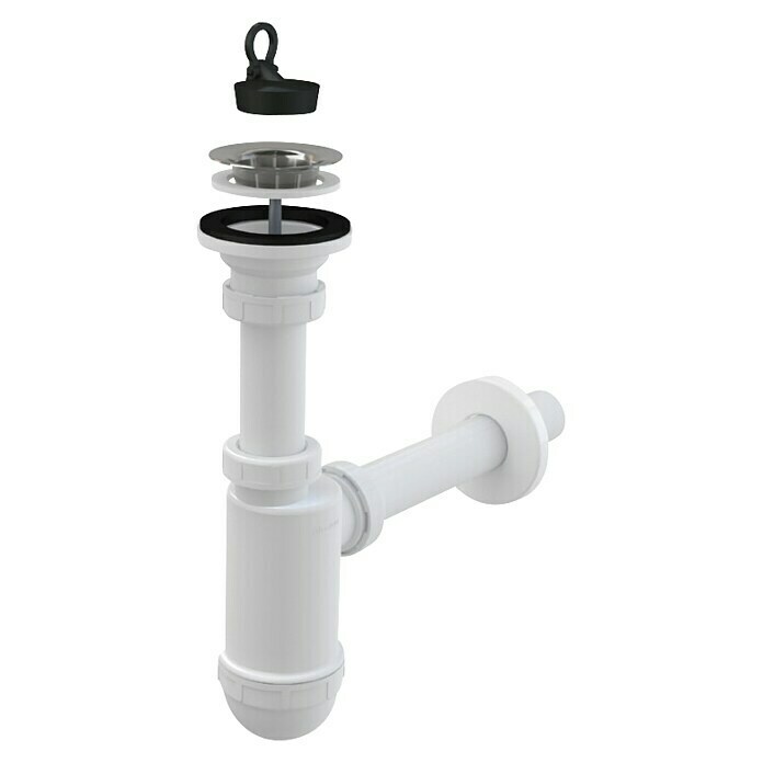Alcaplast Sifon za umivalnik A411  (Premer odtoka: 32 mm) | 4040 - Sifons/Abläufe/Ablaufgarnituren | DCDA - Wasserinstallation | DCD - Sanitärinstallation | DC - Sanitärinstallation | D - Sanitär | BAUHAUS