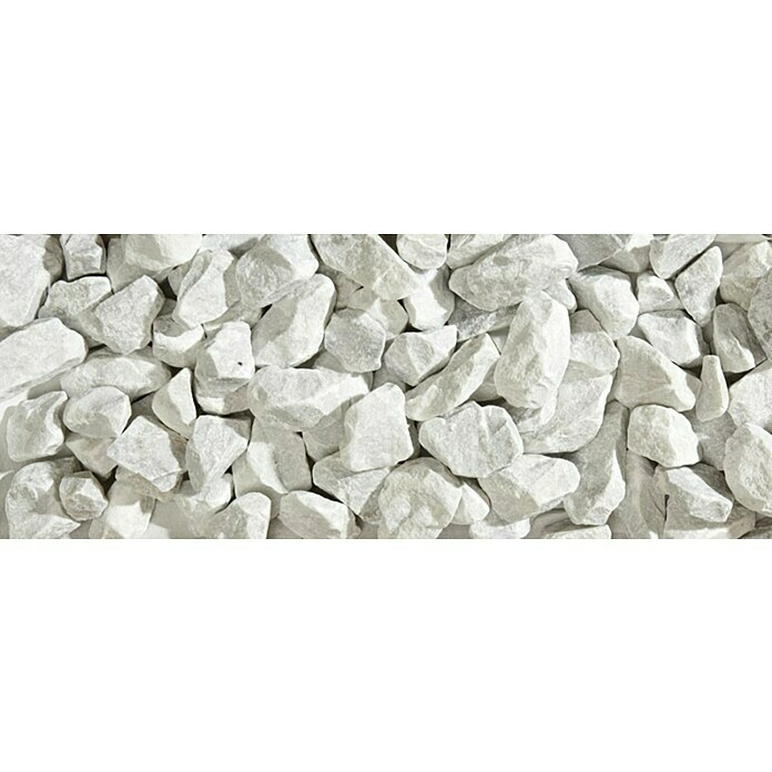 Marmorni drobljenec Bianco Carrara  (Zrnavost: 30 mm - 50 mm, 25 kg) | 5687 - gesackte Ware (Zierkiesel/Sand/P | FAEA - Gartenbaustoffe | FAE - Gartenbaustoffe | FA - Baustoffe | F - Baustoffe | BAUHAUS