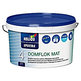 Helios Lazurni lak Domflok Mat (Brezbarven, 2 l, Mat)