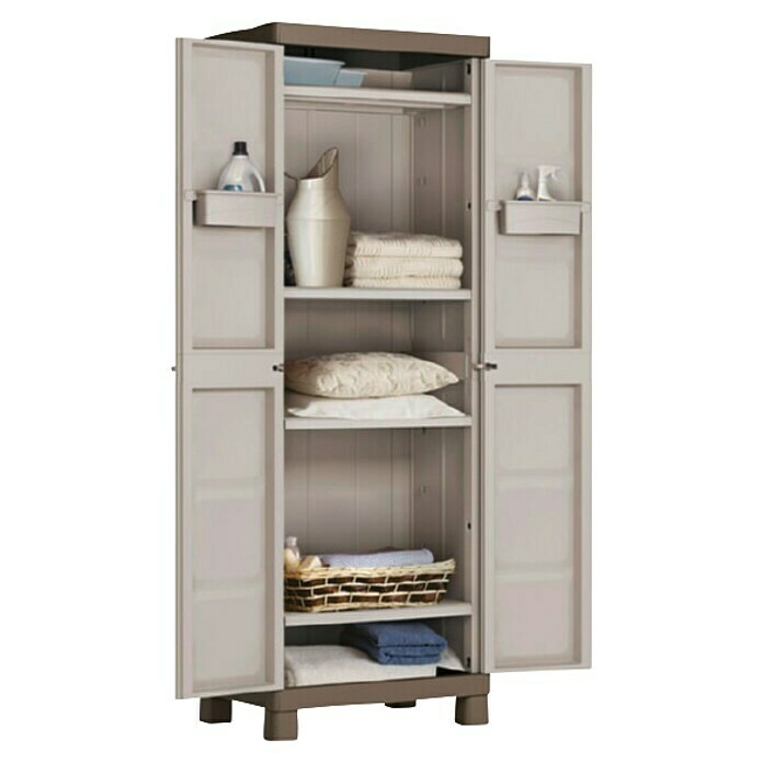 KIS Plastična omara Excelence  (65 x 45 x 182 cm, Siva) | 1238 - Schränke KST | AAFC - Schränke | AAF - Regalsysteme | AA - Eisenwaren | A - Eisenwaren | BAUHAUS