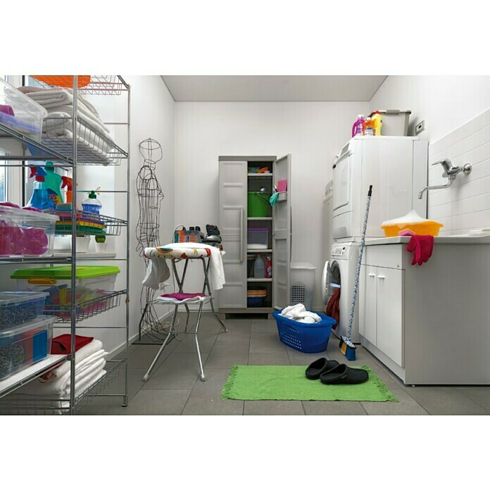 KIS Plastična omara Excelence  (65 x 45 x 182 cm, Siva) | 1238 - Schränke KST | AAFC - Schränke | AAF - Regalsysteme | AA - Eisenwaren | A - Eisenwaren | BAUHAUS