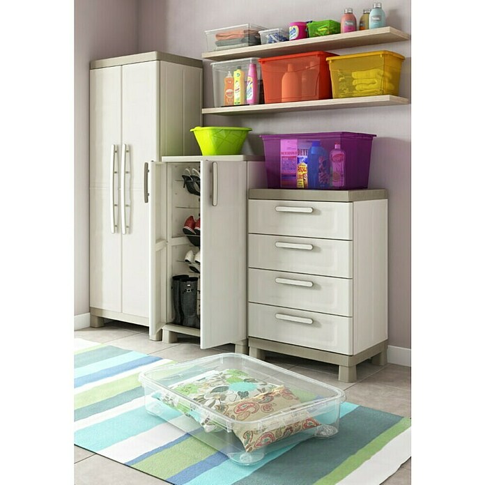 KIS Plastična omara Excelence  (65 x 45 x 182 cm, Siva) | 1238 - Schränke KST | AAFC - Schränke | AAF - Regalsysteme | AA - Eisenwaren | A - Eisenwaren | BAUHAUS
