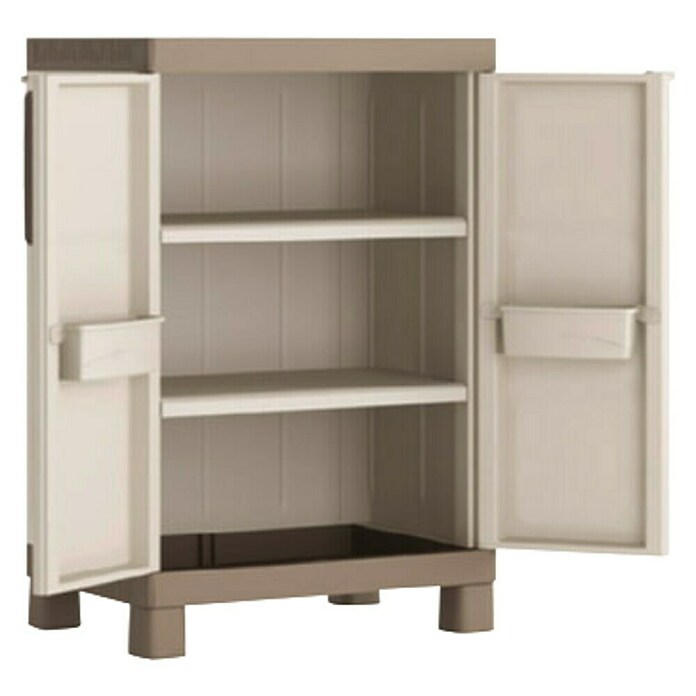 KIS Plastična večnamenska omara Excelence  (97 x 65 x 45 cm, Siva) | 1238 - Schränke KST | AAFC - Schränke | AAF - Regalsysteme | AA - Eisenwaren | A - Eisenwaren | BAUHAUS
