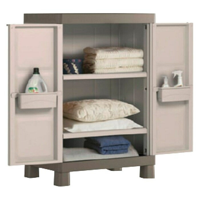 KIS Plastična večnamenska omara Excelence  (97 x 65 x 45 cm, Siva) | 1238 - Schränke KST | AAFC - Schränke | AAF - Regalsysteme | AA - Eisenwaren | A - Eisenwaren | BAUHAUS