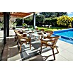 Sunfun Mesa de jardín Petra (L x An x Al: 165 x 100 x 75 cm, Blanco) | BAUHAUS