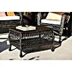 Sunfun Conjunto de muebles Savannah (4 piezas, Marrón oscuro)
