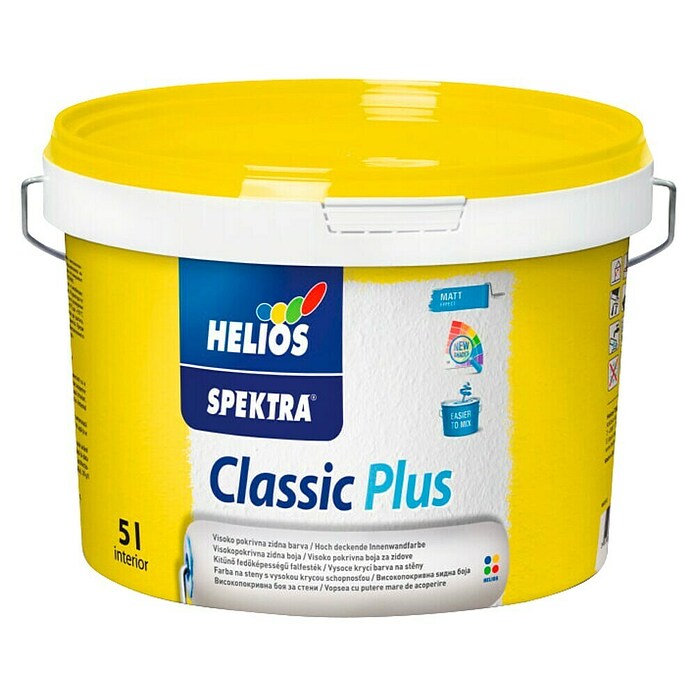 Helios Disperzijska fasadna barva Spektra Classic Plus  (Bela, 5 l) | Disperzijske barve | Fasadne barve | Barve | Barve in tapete | Izdelki | BAUHAUS