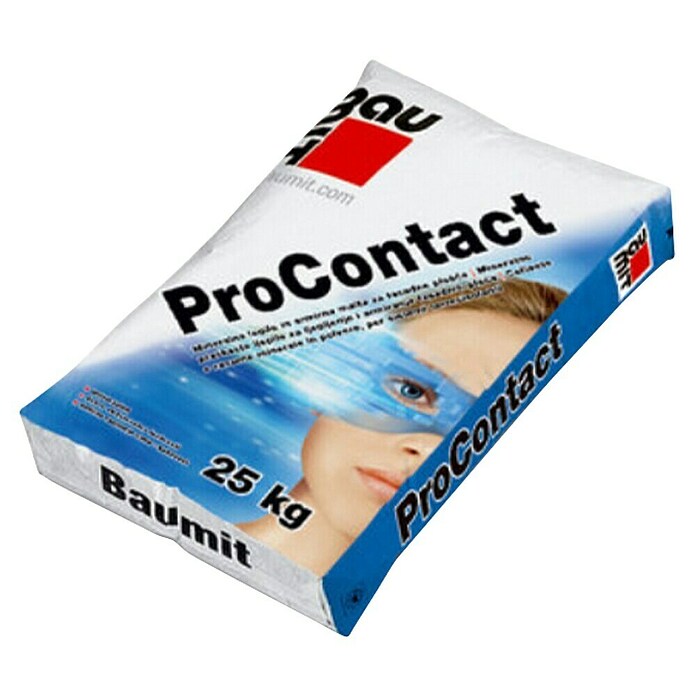 Cementno lepilo ProContact  (Območje uporabe: Fasada, 25 kg) | Lepila za zunanje toplotne izolacijske kompozitne sisteme | Zunanji termoizolacijski kompozitni sistemi in fasadna izolacija | Izolacija | Gradbeni material | Izdelki | BAUHAUS