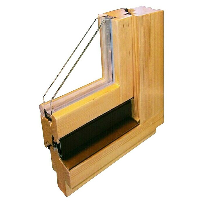 Optimum Balkonska vrata brez kljuke  (80 x 210 cm, Smer odpiranja: Desno, Natur) | 4746 - Holzfenster | GBDB - Fenster | GBD - Bauelemente | GB - Bauelemente | G - Holz/Bauelem | BAUHAUS