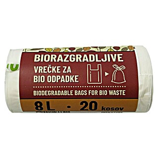 Vreča za smeti Piskar (8 l, 20 kos)