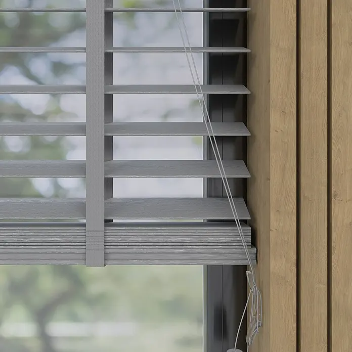 Jalousie Bambus - B x H: 120 x 240 cm, Grau, Holz online kaufen bei BAUHAUS