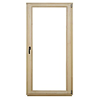 Optimum Balkonska vrata brez kljuke (80 x 210 cm, Smer odpiranja: Desno, Natur)
