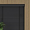 Jalousie Bambus (B x H: 250 x 240 cm, Schwarz, Holz) | BAUHAUS