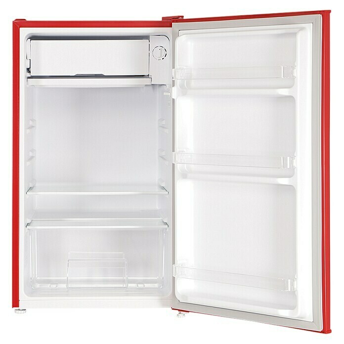 Respekta Kühlschrank KG83R-37 (Nutzinhalt Gesamt: 90 l, L x B x H: 44,7 x 47,4 x 83,1 cm, Rot) | BAUHAUS