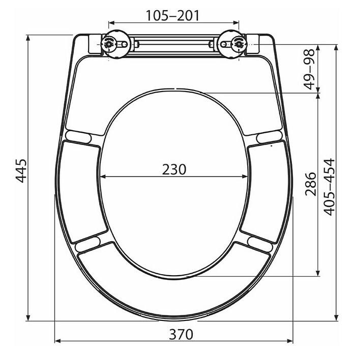 Alcaplast WC deska A602  (Plastika) | 3775 - WC-Sitz Kunststoff | DADI - WC-Sitze | DAD - Badausstattung | DA - Badausstattung/Bäderwelt | D - Sanitär | BAUHAUS