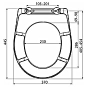 Alcaplast WC deska A602  (Plastika) | 3775 - WC-Sitz Kunststoff | DADI - WC-Sitze | DAD - Badausstattung | DA - Badausstattung/Bäderwelt | D - Sanitär | BAUHAUS