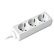 Euro M Napajalni razdelilnik  (Dolžina kabla: 1,5 m, Bela) | Podaljševalni kabli | Elektro oprema | Elektro in svetila | Izdelki | BAUHAUS