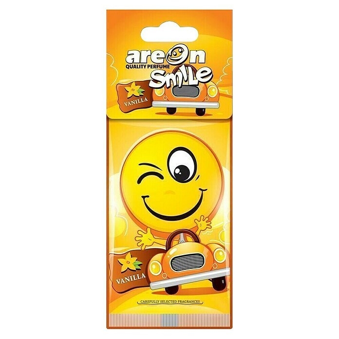 Areon Osvežilec zraka Smile  (Vanilla) | Osvežilci zraka | Avtomobilska oprema | Dodatna oprema za avtomobile | Navtika, avtomobili in kolesa | Izdelki | BAUHAUS
