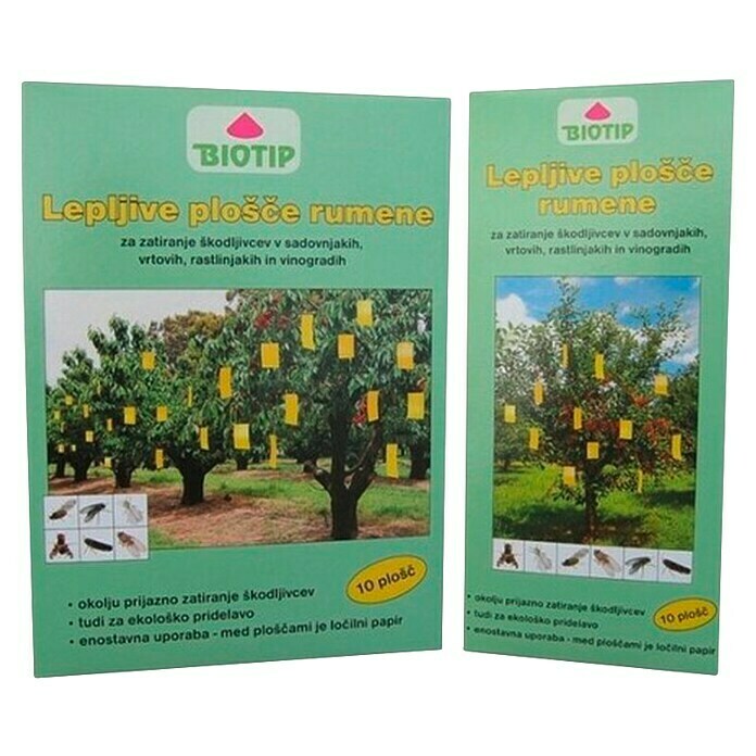 Biotip Rumene tablice male  (Rumena, 10 x 24 cm) | 7524 - Insektizide | IAHD - Pflanzenschutz | IAH - Dünger / Pflanzenschutz | IA - Gartenhartware | I - Stadtgarten | BAUHAUS