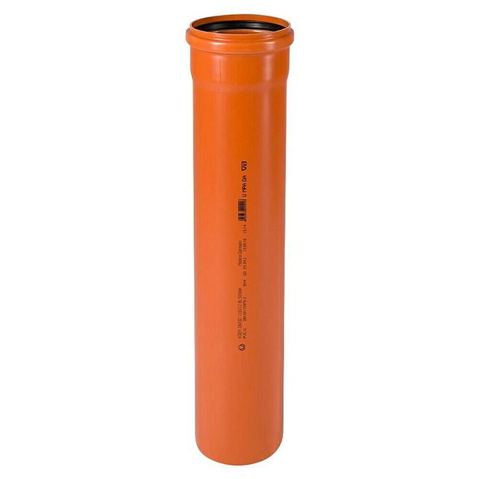KG cev  (Nazivna širina: 200 mm, Dolžina: 1 m) | 4076 - KG und Zubehör | FADJ - Entwässerung | FAD - Baustoffe | FA - Baustoffe | F - Baustoffe | BAUHAUS
