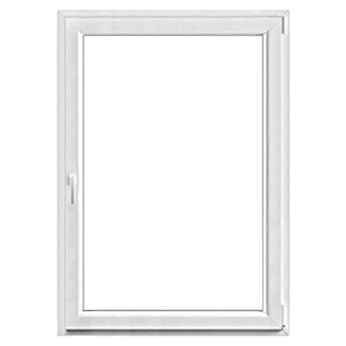 PVC okno (100 x 140 cm, Smer odpiranja: Desno, Bela)