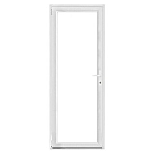 Balkonska vrata (80 x 210 cm, Smer odpiranja: Levo, Bela)
