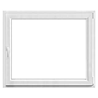 PVC okno (120 x 100 cm, Smer odpiranja: Desno, Bela)