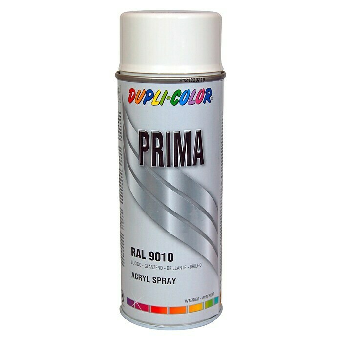 Dupli-Color Akrilni lak v spreju Prima  (Bela, Sijaj, 400 ml) | 2771 - Autolacke -Lacksprays/Lackstifte | BDDD - Auto-Werkstatt | BDD - Autozubehör | BD - Autozubehör | B - Werkz/Masch/Maschzubeh/Auto | BAUHAUS