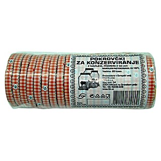 Set pokrovčkov (Rdeča, Okrogle oblike)
