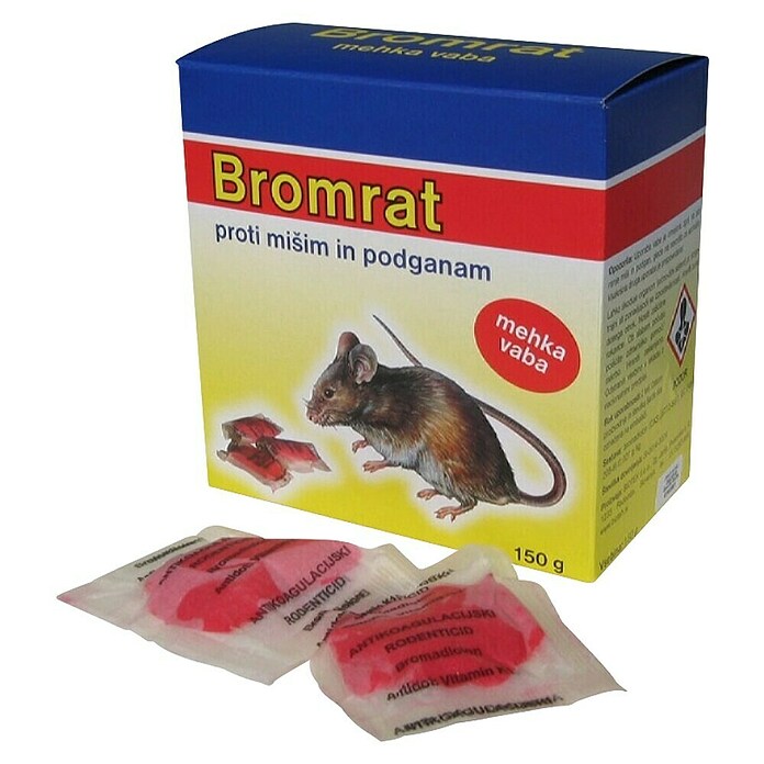 Vaba za podgane in miši Bromrat  (150 g) | 7531 - Rodentizide | IAHD - Pflanzenschutz | IAH - Dünger / Pflanzenschutz | IA - Gartenhartware | I - Stadtgarten | BAUHAUS